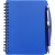 Notitieboekje (A6),  incl. plastic balpen. blauw
