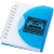 Post notitieboek (A7) blauw/ transparant