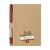 Eco notitieboekje (A7) met balpen rood