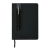 Standaard hardcover PU A5 notitieboek met stylus pen zwart
