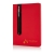Standaard hardcover PU A5 notitieboek met stylus pen rood