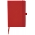 Notitieboek met flexibele omslag rood