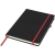 Noir medium notitieboek zwart/ rood