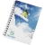 Desk-Mate® A6 notitieboek met synthetische omslag wit/ zwart