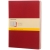 Cahier Journal XL - ruitjes Cranberry Red