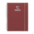 Notebook Agricultural Waste (A5 hardcover) cherry