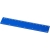 Refari liniaal van 15 cm van gerecycled plastic blauw