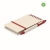 A6 Gerecycled karton notebook rood