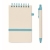 A6 Gerecycled karton notebook turquoise