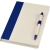Dairy Dream set van referentie A5 notitieboek en balpen gemaakt van gerecyclede melkp blauw
