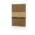 Salton A5 GRS gecertificeerd recycled papieren notitieboek bruin