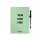 Correctbook A5 Scratch Blanco groen