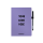 Correctbook A5 Scratch Blanco paars