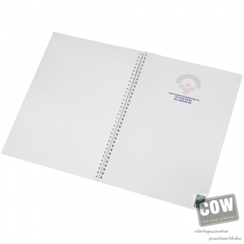 Afbeelding van relatiegeschenk:Desk-Mate® A4 wire-o notitieboek met PP-omslag