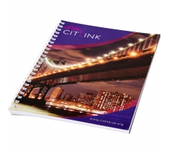 Desk-Mate® A4 spiraal notitieboek bedrukken