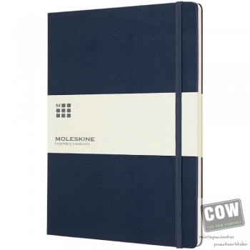 Afbeelding van relatiegeschenk:Classic XL hardcover notitieboek - ruitjes