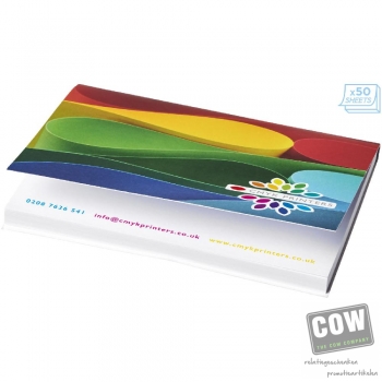 Afbeelding van relatiegeschenk:Sticky-Mate® A7 softcover sticky notes 100x75mm
