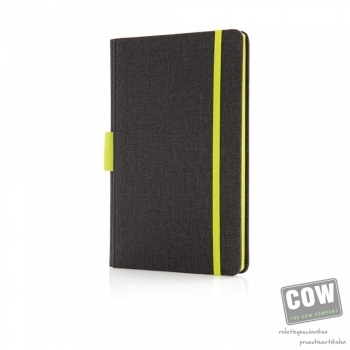 Afbeelding van relatiegeschenk:Luxe A5 notebook met penhouder