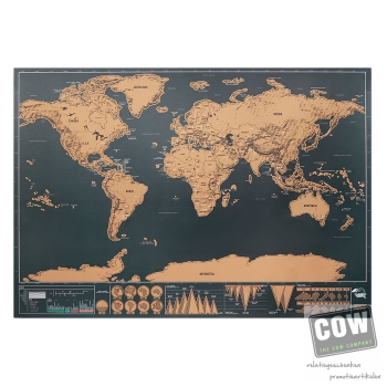 Afbeelding van relatiegeschenk:Wereld-kraskaart