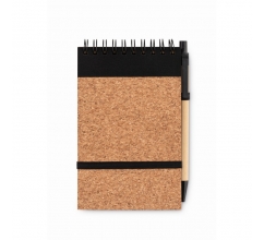 A6 kurk notitieboek met pen bedrukken