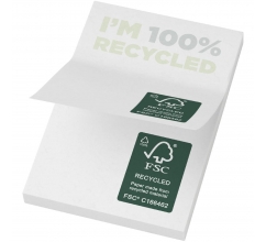 Sticky-Mate® gerecyclede sticky notes 50 x 75 mm bedrukken