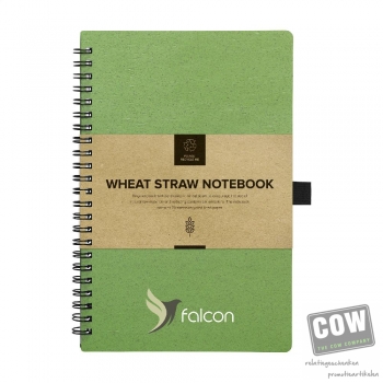 Afbeelding van relatiegeschenk:Wheatfiber Notebook A5 notitieboek tarwestro