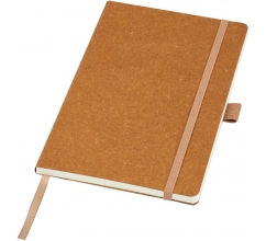 Kilau notitieboek van gerecycled leer bedrukken
